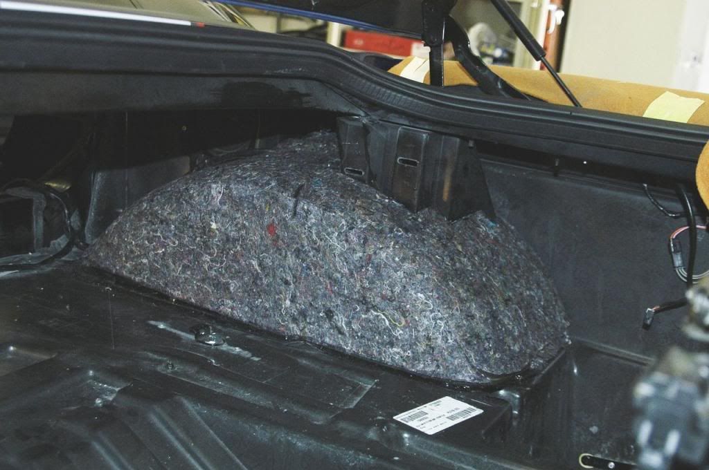 Sound deadener in rear wheel well liner CorvetteForum Chevrolet